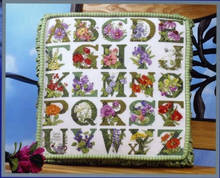 free delivery Top Quality classical lovely counted cross stitch kit flower alphabet ABC 2024 - buy cheap