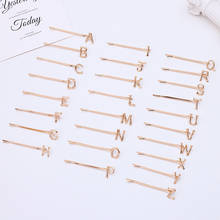 50 Pieces/Lot 55mm Metal Letters Hair Clip Hairpin Lady Bobby Pins Barrettes Diy Hair Accessories 2024 - buy cheap