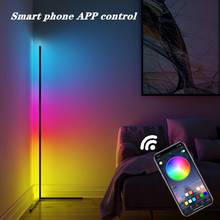 Smart Phone App Control RGB Corner Floor Lamps Modern Colorful Interior Bedroom Living Room LED Atmosphere Standing Light 2024 - buy cheap