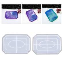 Storage Tray Crystal Epoxy Resin Mold Plate Dish Silicone Mould DIY Crafts Jewelry Casting Tool 2024 - buy cheap