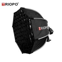 TRIOPO-paraguas Octagonal de 65cm, Softbox con rejilla de panal para Godox V860II TT600 TT685 YN560 III IV TR-988, caja de luz Flash 2024 - compra barato