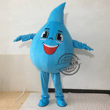 Disfraz de Mascota de gota de agua para adulto, traje de personaje de Carnaval temático, goteo de lluvia de colores, disfraces de fiesta de Halloween 2024 - compra barato