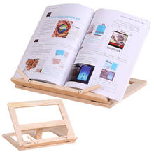 Wooden Frame Reading Bookshelf Bracket Tablet PC Support Stand Wooden Drawing Easel JR Deals 2024 - buy cheap
