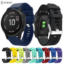 Pulseira de silicone de 20mm, pulseira para garmin fenix 6s/6s pro de liberação rápida, fácil ajuste, pulseira para garmin fenix bit plus smart watch 2024 - compre barato