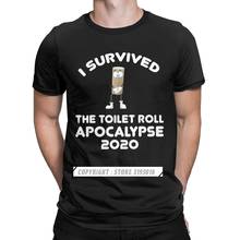 Camiseta con recortes de papel higiénico para Hombre, camisa con estampado de Panic TP, rollo de cerveza, separación Social, Vinatge 2024 - compra barato