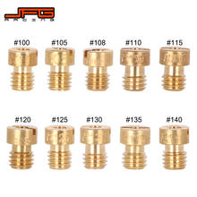 Motorcycle 10Pcs Carburetor Main Jet Kit For PWK Keihin OKO CVK FCR KOSO PE DellOrto Carburetor Injector Nozzle Size 100-140 2024 - buy cheap