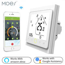 Works with Alexa Echo Google Home Tuya  Smart WiFi Thermostat Temperature Controller  Water and Gas Boiler 2024 - buy cheap