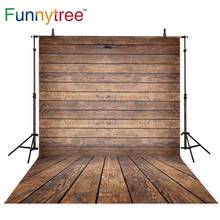 Funnytree Photography backdrops old wood board texture wall floor background child photo studio photocall photophone photozone 2024 - buy cheap