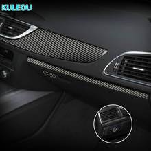 For Audi A6 C7Accessories Center Console Carbon Fiber Interior Car Dashboard Decoration Strip Panel Car-Styling Sticker2011-2018 2024 - buy cheap