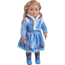 Кукла американская для новорожденных, 18 дюймов, 40-43 см 2024 - купить недорого
