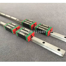 2pc HGR20 HGH20 20mm Square Linear Guide Rail 200-1500mm+4 Slide Block Carriages HGH20CA/ HGW20CC for CNC Router Engraving 2024 - buy cheap