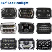 5X7 7X6 inch Rectangular Sealed Beam LED Headlight With DRL for Jeep Wrangler YJ Cherokee XJ H6014 H6052 H6054 LED 1 Pair 2024 - buy cheap