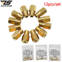 ZS Racing 12pcs 10pcs Motorcycle Carburetor Main Nozzle Main Jet Set For MIKUNI VM TM TMX Carburetor #90-200 #210-320 #330-440 2024 - buy cheap