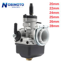 Motorcycle Racing Universal Carburetor Vergaser Dellorto PHBL 20 22 24 25 26 28mm fit for 2/4T Stroke 50-300cc Carb Scooter Engi 2024 - buy cheap