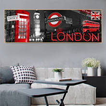 Canvas Paintings Modern London City Landscape Prints and Posters Wall Art Pictures for Living Room Big Ben Home Decorative 2024 - buy cheap