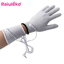 Breathable Fiber Electrotherapy Massager Electrode Gloves With Cable Electrode Machine For TENS Electrotherapy Phycical Mechines 2024 - buy cheap