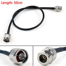 Artudatech 5Pcs 50cm RG58 Cable N Male Plug To N Female Jack Straight Crimp Coax Pigtail 20in Connector 2024 - buy cheap