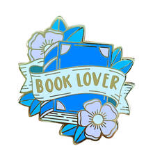 Book Lovers Hard Enamel Pin A Lovely Literary Gift for Birthdays Christmas 2024 - buy cheap