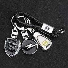 1PCS 3D Metal+Braided rope Car Styling Keychain Key Chain Key Rings For Opel Astra H G J Insignia Mokka Zafira Corsa Vectra C D 2024 - buy cheap