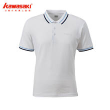 Мужские футболки поло Kawasaki, оригинальная быстросохнущая футболка из полиэстера с коротким рукавом для тенниса, бадминтона, спортивная одежда, 2019 2024 - купить недорого