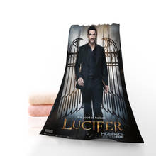 Custom Lucifer Fashion Bath Towel Washcloth Home Textile Travel Hand Face Towel Microfiber Bathroom Towels For Adults 2024 - buy cheap