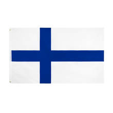 Bandera de Finlandia de poliéster, Bandera Nacional Finlandesa para interiores y exteriores, 60x90/90x150cm 2024 - compra barato