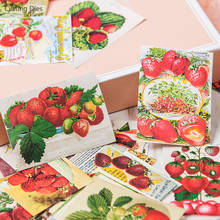 40Pcs Strawberry Printed Self-adhesive Paper Stickers For Scrapbooking Diy Paper Sticker Happy Planner Card Making Journaling 2024 - buy cheap