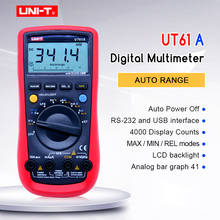 Digital Multimeter UNI-T UT61A AC/DC voltage Current Ohm meter  Capacitance Resistance Frequency Diode Tester NCV LCD Backlight 2024 - buy cheap