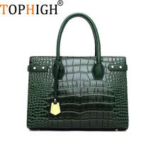TOPHIGH Handbags Fashion Women bags new Wild Crocodile Pattern Handbag Crossbody Messenger Shoulder packages Versatile bags 2024 - buy cheap