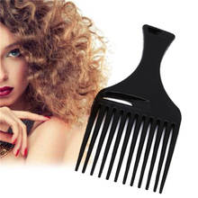 Plastic High Low Gear Comb Hair Accessories Hairdressing Styling Tool High Quality 1Pc Hair Comb Insert Afro Hair Pick Fork Comb 2024 - buy cheap