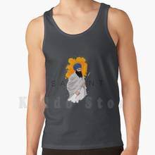 Sant Jarnail Singh Bhindrawale tank tops vest 100% Cotton Punjabi Punjab Sikhism Sikh India 1984 Canada Usa Rebel Saint 2024 - buy cheap