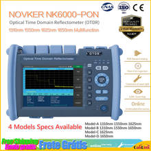 Novker-testador de fibra ótica multifuncional 22000-2000 e 1310, com fonte de luz vfl e opm 2024 - compre barato