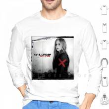 Avril lavigne-sob minha pele hoodies manga longa avril lavigne pop punk sob minha pele 2024 - compre barato