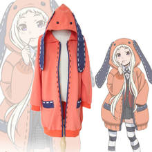 Anime Kakegurui-Disfraz de jugador compulsivo, abrigo Yomoduki Runa, ropa de Cosplay, suéter para Halloween 2024 - compra barato