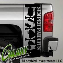 For Universal 1Set/2Pcs USCG Coast Guard Decal Truck Bed Side Stripes - Ram Chevy Ford   Sticker 2024 - buy cheap