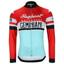 Maillot de CICLISMO de manga larga, ROPA térmica de invierno del equipo geminiano ST RAPHAEL, RETRO CLAASIC ONLY 2024 - compra barato