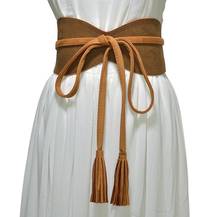 Women's runway fashion velvet Cummerbunds female Dress Corsets Waistband Belts decoration wide belt R2385 2024 - buy cheap