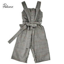 Pudcoco Romper Summer Toddler Kids Baby Girl Stripe Romper Suspender Jumpsuit Pants Kids Sleeveless Fashion Playsuit 2024 - buy cheap