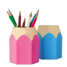 Creative Pen Vase Pencil Pot Makeup Brush Holder Stationery Desk Tidy Container Office Supplies BTZ1 2024 - buy cheap