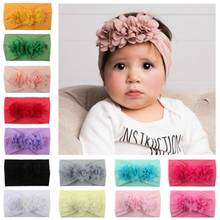 Baby Girls Headbands Toddler Infant Baby Hair Accessories For Girl Turban Solid Headwear Flower Hair Band Girl Accessories 2024 - buy cheap