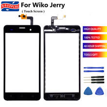 5 Inches For wiko jerry Touch Screen Front Glass Digitizer Panel For Wiko Jerry Phone Touch Screen Sensor Lens Glass Panel 2024 - buy cheap