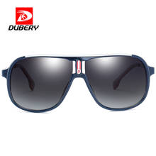 Dubery óculos de sol quadrado polarizado, aviação, espelhado, metal, esportivo, masculino, uv400, motorista, sombras, revestimento 2024 - compre barato