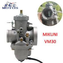 Sclmotos- VM30 Motorcycle Carburetor Carb VM30-83 Fit 30mm VM Series Round Slide Spigot 2/4 Stroke for Kawasaki KZ400 Racing 2024 - buy cheap