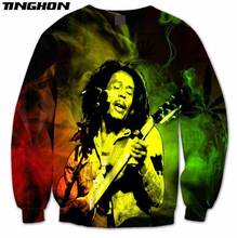 Autumn and winter New Fashion Sweatshirt Mens/Womens Bob Marley Rasta 3D Print Casual Sweatshirt Plus Size XS 6XL 7XL 2024 - buy cheap