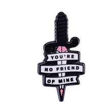 Pretty dagger pin inspired by the song No Friend Paramore fans perfect addition 2024 - buy cheap