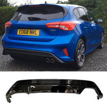 Rear Lip Bumper bar Diffuser Body Kit Fit For Ford MK4 Focus 2019 2020 ST Line 2024 - buy cheap