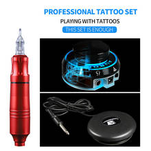 Top selling Professional Tattoo Machine Rotating Pen Tattoo Suit Tattoo Pen Aurora Power Foot Pedal Mini Power Tattoo Supplies 2024 - buy cheap