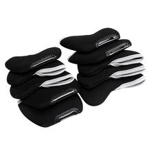 1set Of 10PCS Neoprene Golf Iron Head Cover Protection HEAD COVER Case BLACK 2024 - buy cheap