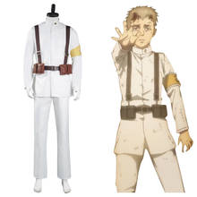 Shingeki no Kyojin Attack on Titan S4 Cosplay Costume Marley Eldian Army White Uniform Outfits Halloween Carnival Suit 2024 - buy cheap