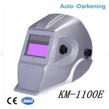 Máscara de soldagem com escurecimento automático, capacete de soldagem com área de visão de 100x 49mm para soldagem a laser 2024 - compre barato